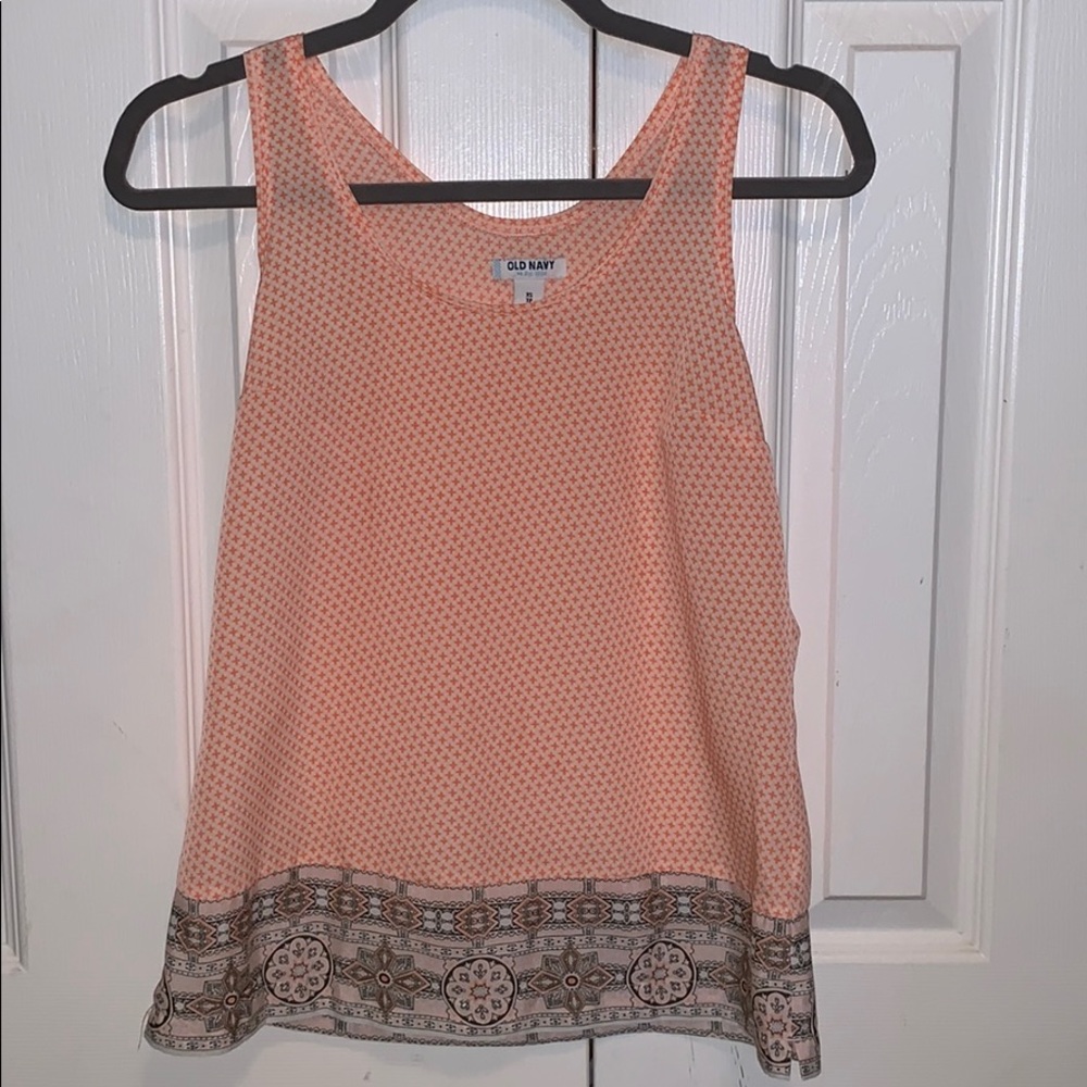 Old navy xs patterned tank top